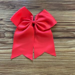 Red Ribbon Hair Bows